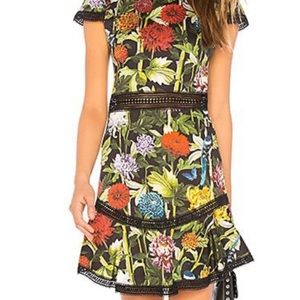 Alice and Olivia short cute flower dress